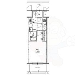 S-RESIDENCE浅間町駅前axial 1Kの間取図画像