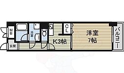 グランシャリオ名駅南 1Kの間取図画像