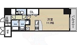 マリオン千種 1Kの間取図画像