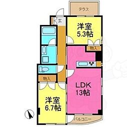 ローズガーデン楠元 4階/-