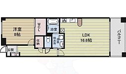 グラン・アベニュー名駅南 1LDKの間取図画像