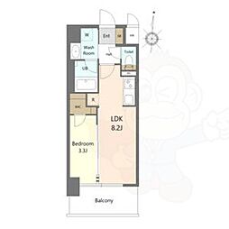 S-RESIDENCE烏森aureate 7階/-