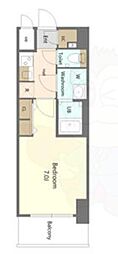 S-RESIDENCE名古屋菊井aline 1Kの間取図画像