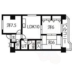 マジェスティーハイツ御成 5階/-