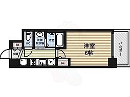 エステムコート名古屋新栄アクシス 1Kの間取図画像