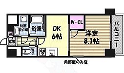 プライムローズ 1DKの間取図画像