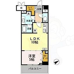 グランコート東山 1LDKの間取図画像