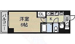 プレサンス鶴舞グリーンパーク 1Kの間取図画像