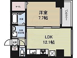 BERGIZUMI 1LDKの間取図画像