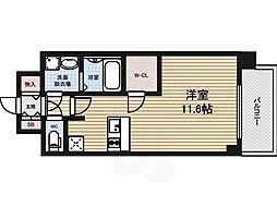 プレサンスTHE栄 1Kの間取図画像