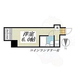 ラ・レジダンス・ド・シャトレーヌ ワンルームの間取図画像