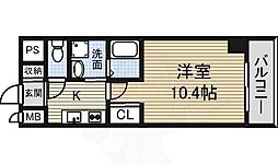 ランドハウス浄心 1Kの間取図画像