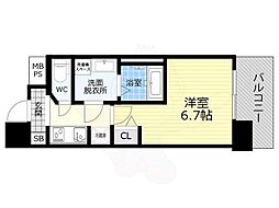 エスレジデンス上前津 1Kの間取図画像