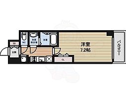 プレサンス名古屋グロウ 1Kの間取図画像
