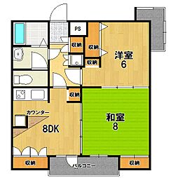 コーポ衣笠 2階