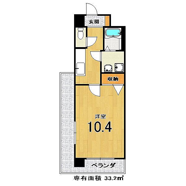 メゾン・ダンディ 5G｜京都府京都市伏見区深草野田町(賃貸マンション1K・5階・32.00㎡)の写真 その2