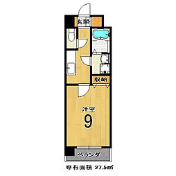 メゾンアロー 1Kの間取図画像