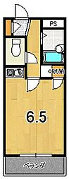 スパッションM&J 1Kの間取図画像