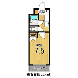 シャローム深草 2階/203