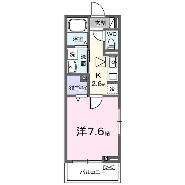 フランあおい 101｜京都府京都市左京区下鴨塚本町(賃貸アパート1K・1階・27.66㎡)の写真 その2