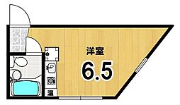 メゾンミヤギ2 ワンルームの間取図画像
