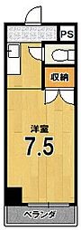 ベルジュ56 1Kの間取図画像