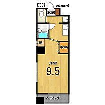 スクリーン3233 616 ｜ 京都府京都市右京区西院東貝川町32.33（賃貸マンション1K・6階・25.98㎡） その2