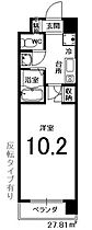 CASA　SHIKO 513 ｜ 京都府京都市右京区西院月双町92（賃貸マンション1K・5階・27.81㎡） その2