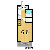 ワンズTOKU 203 ｜ 京都府京都市下京区西七条市部町12-2（賃貸マンション1R・2階・20.08㎡） その2