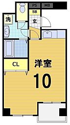 京都友禅文化会館 6階1Kの間取り