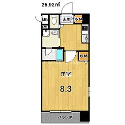 べラジオ京都西院ウエストシティII 2階/-