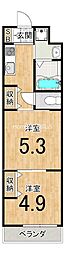 ARCOBALENO KYOTO NISHIKYOGOKU 2Kの間取図画像