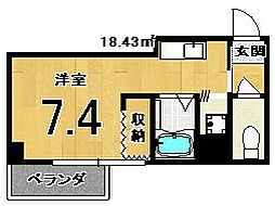 パレスサイドホームズ 1Kの間取図画像
