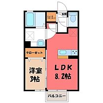 さくら A  ｜ 茨城県結城市大字結城（賃貸アパート1LDK・1階・29.44㎡） その2