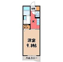 プロムナード ベル  ｜ 茨城県結城市大字結城（賃貸マンション1K・1階・30.75㎡） その2