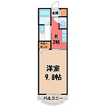 マンションあかやま  ｜ 茨城県古河市東1丁目（賃貸マンション1K・1階・30.66㎡） その2