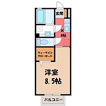 T・H 壱番館  ｜ 栃木県小山市西城南5丁目（賃貸アパート1K・2階・30.03㎡） その2