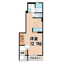 エレガンテ  ｜ 栃木県栃木市日ノ出町（賃貸アパート1R・1階・31.48㎡） その2