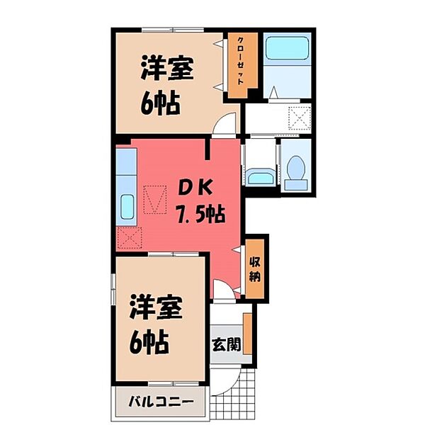 apartment 茨城県結城市大字結城
物件地図