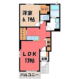 JR両毛線 大平下駅 徒歩5分 1階/-