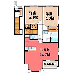 サンライト・プリティー B 2階