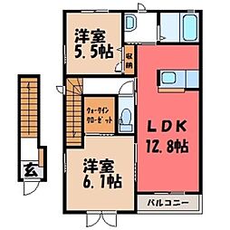 クレールメゾン E 2階/-