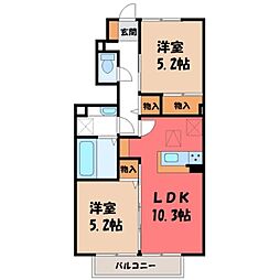 JR両毛線 思川駅 バス12分 下立木下車 徒歩8分
