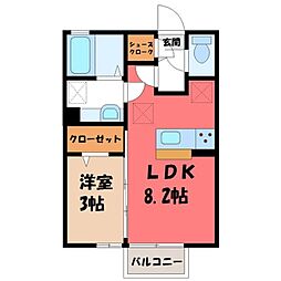 JR両毛線 栃木駅 徒歩13分 1階/-