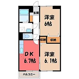 🉐敷金礼金0円！🉐水戸線 結城駅 徒歩15分