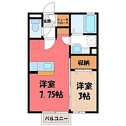 JR東北本線 小山駅 3.7km 2階/-