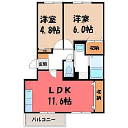 🉐敷金礼金0円！🉐東北本線 間々田駅 バス4分 東間々田2丁目下...