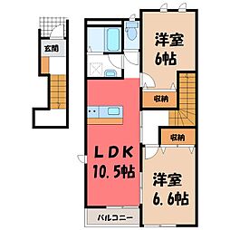 JR両毛線 栃木駅 徒歩34分