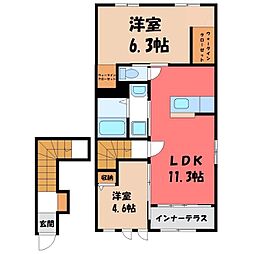 JR東北本線 間々田駅 徒歩31分 2階/-