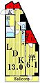 クローネ北千住2階17.0万円